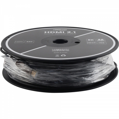 강원전자 넷메이트 HDMI2.1 Hybrid AOC 케이블 100m NM-HAC21100