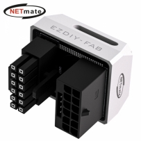 강원전자 넷메이트 600W 12V-2x6 변환 어댑터 (알루미늄 화이트/STD 180도) [EZDIY-FAB] NM-DPI18932
