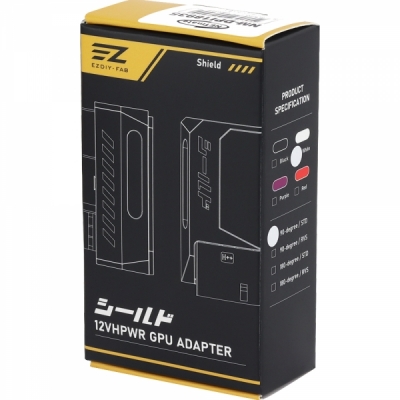 강원전자 넷메이트 600W 12V-2x6 변환 어댑터 (알루미늄 화이트/STD 90도) [EZDIY-FAB] NM-DPI18935