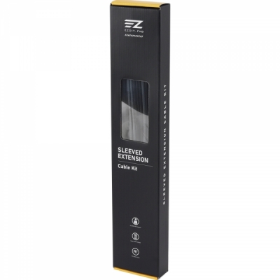 강원전자 넷메이트 PSU 연장 16AWG 슬리빙 케이블 세트 (블랙/그레이 4종) [EZDIY-FAB] NM-DPI2274