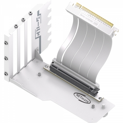 강원전자 넷메이트 PCI-E 4.0 라이저 케이블 지지대 키트 (화이트) [EZDIY-FAB] NM-HPI3441