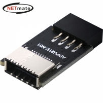 강원전자 넷메이트 USB2.0 10핀 헤더 Type E 변환 어댑터 [EZDIY-FAB] NM-DPC180