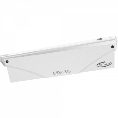 강원전자 넷메이트 ARGB 알루미늄 메모리 방열판 (화이트/단품) [EZDIY-FAB] NM-DPI06182