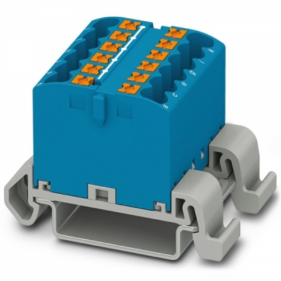 피닉스컨택트 PTFIX 12X2,5-NS35A BU 분배 블록 3273156
