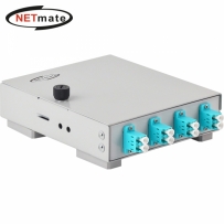 강원전자 넷메이트 4포트 미니 광분배함(OM3 LC 어댑터 포함) NM-FDWL04M3