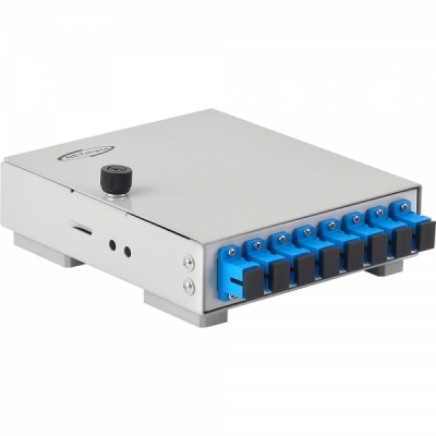 강원전자 넷메이트 8포트 미니 광분배함(SC 어댑터 포함) NM-FDWS08