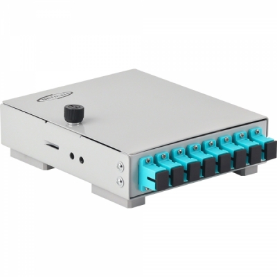 강원전자 넷메이트 8포트 미니 광분배함(OM3 SC 어댑터 포함) NM-FDWS08M3