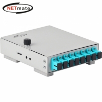 강원전자 넷메이트 8포트 미니 광분배함(OM3 SC 어댑터 포함) NM-FDWS08M3