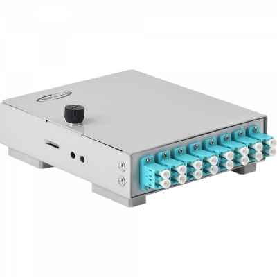 강원전자 넷메이트 8포트 미니 광분배함(OM3 LC 어댑터 포함) NM-FDWL08M3