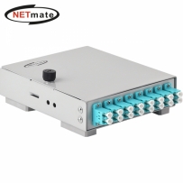 강원전자 넷메이트 8포트 미니 광분배함(OM3 LC 어댑터 포함) NM-FDWL08M3