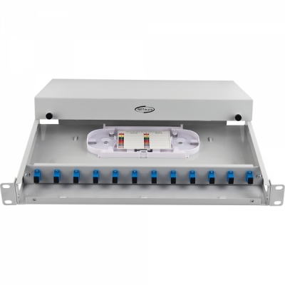 강원전자 넷메이트 12포트 1U 랙 타입 광분배함(SC 어댑터 포함) NM-FDRS12