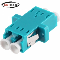 강원전자 넷메이트 LC Duplex OM3 멀티모드 광어댑터(세라믹) NM-FALCM3