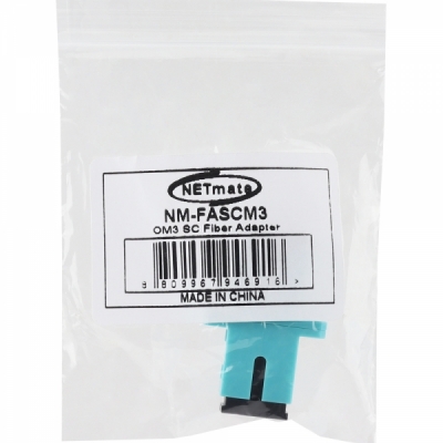 강원전자 넷메이트 SC Simplex OM3 멀티모드 광 어댑터(세라믹) NM-FASCM3