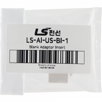 LS전선 페이스 플레이트/패치 판넬 마개(덮개) LS-AI-US-BI-1