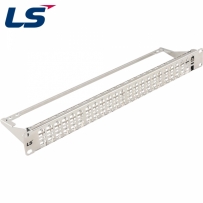 LS전선 48포트 키스톤잭 마운팅 판넬(1U) LS-PP-48P-E-WM-1U
