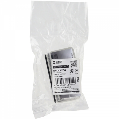 강원전자 산와서플라이 마그네틱 선정리 홀더 (화이트) RAC-CF3TW