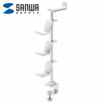 강원전자 산와서플라이 게임 & 헤드폰 탁상용 스탠드 (화이트) JY-STN2W