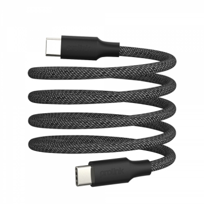 프로링크 USB2.0 마그네틱 C타입 240W 고속충전 패브릭 케이블 1.2m PLT493M-0120
