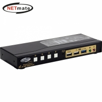 강원전자 넷메이트 8K 지원 Displayport KVM 4:1 스위치(USB) NM-DK8304S