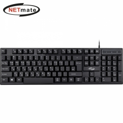강원전자 넷메이트 멀티미디어 USB 유선 키보드 NM-KB04