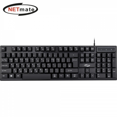 강원전자 넷메이트 멀티미디어 USB 유선 키보드 NM-KB04