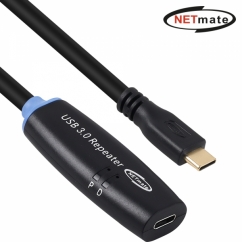 강원전자 넷메이트 USB3.0 C타입 연장 리피터 15m CBL-302CMCF-15P