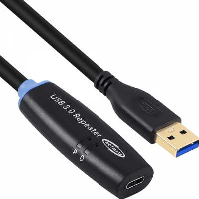 강원전자 넷메이트 USB3.0 AM-CF 연장 리피터 5m CBL-302AMCF-5P