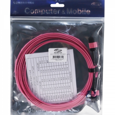 강원전자 넷메이트 OM4 12C MPO 광점퍼코드 5m NM-MP41205