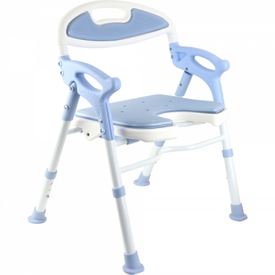 강원전자 더돌봄 접이식 목욕의자 (스카이블루) DB-B2009
