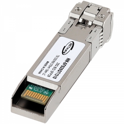 강원전자 넷메이트 25G 싱글모드 SFP28 BiDi 광 모듈(TX1330nm/RX1270nm/10km) NM-SFS25GT1310