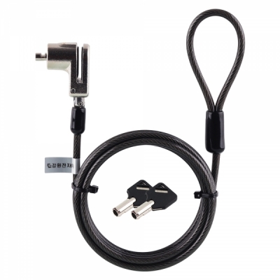 강원전자 넷메이트 Surface Pro/Go 도난방지 와이어 잠금장치 (키 타입/직경4.5mm/1.8m) NM-SSF01K