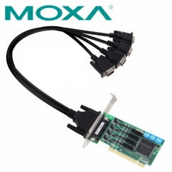 MOXA PCI 4포트 RS232/422/485 아이솔레이션 시리얼카드(슬림PC겸용) CP-114UL-I-DB9M