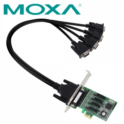 MOXA PCI Express 4포트 RS422/485 아이솔레이션 시리얼카드(슬림PC겸용) CP-134EL-A-I-DB9M