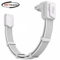 강원전자 넷메이트 600W 12V-2x6 연장 케이블 (화이트/STD 90도) [EZDIY-FAB] NM-DPR2305