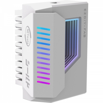 강원전자 넷메이트 메인보드 ATX 24핀 ARGB 어댑터 (화이트/180도) [EZDIY-FAB] NM-DPI2311