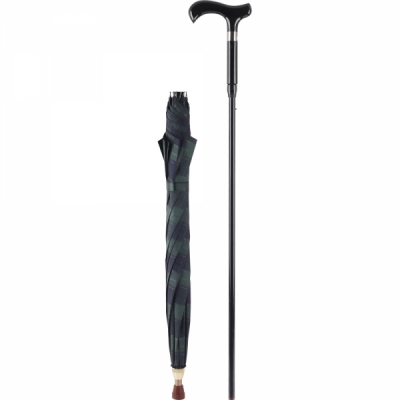 강원전자 더돌봄 지팡이 우산 (그린) DB-EZ021GR