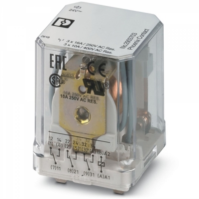 피닉스컨택트 REL-PR3- 24AC/3X21 단일 릴레이 2903703