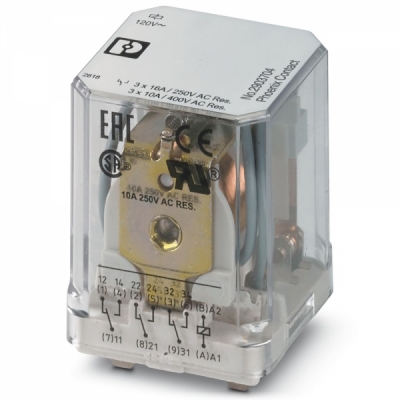 피닉스컨택트 REL-PR3-120AC/3X21 단일 릴레이 2903704