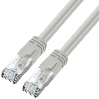 강원전자 산와서플라이 CAT.6 UTP PoE 랜 케이블 15m (그레이) KB-T6POE-15