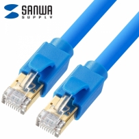 강원전자 산와서플라이 CAT.8 SSTP 랜 케이블 3m (블루) KB-T8-03BL