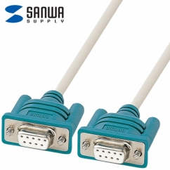 강원전자 산와서플라이 9핀 NULL MODEM 케이블 2m KR-LK2