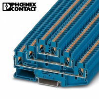 피닉스컨택트 PT 2,5-3L BU 3단(다단) 단자대 3210509
