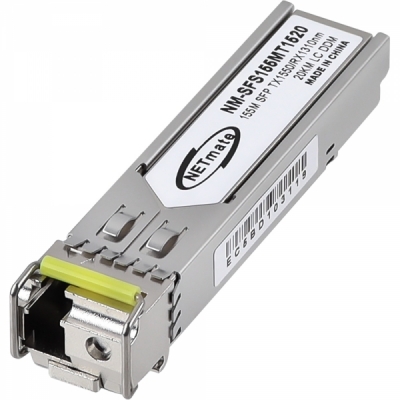 강원전자 넷메이트 155M 싱글모드 SFP BiDi 광 모듈 (TX1550nm/RX1310nm, 20km) NM-SFS155MT1520
