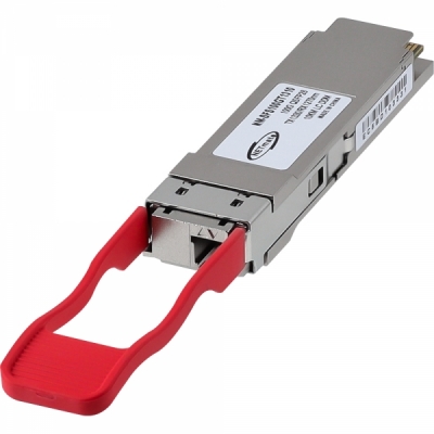 강원전자 넷메이트 100G 싱글모드 QSFP28 BiDi LR1 광 모듈 (TX1331nm/RX1271nm, 10km) NM-SFS100GT1310
