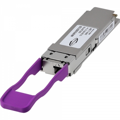 강원전자 넷메이트 100G 싱글모드 QSFP28 BiDi LR1 광 모듈 (TX1291nm/RX1311nm, 20km) NM-SFS100GT1220