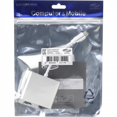 강원전자 넷메이트 USB Type C to 듀얼 HDMI 컨버터 NM-PCH02