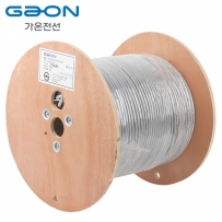 가온전선 CAT.5E SF/UTP 케이블 300m (단선/그레이) LAN-SFTP-CAT-5E/CM