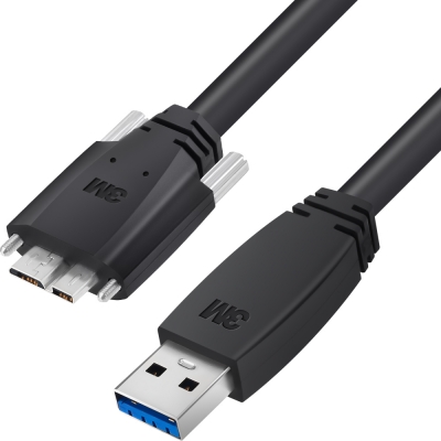 3M USB3 Vision 1천만회 내굴곡성 Medium-Flex AM-MicroB 케이블 3m 1U30S-MB2-SA1-300