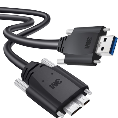 3M USB3 Vision 1천만회 내굴곡성 Medium-Flex AM-MicroB 케이블 5m 1U30S-MB2-SA2-500