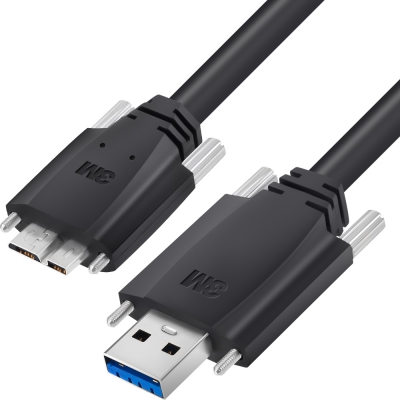 3M USB3 Vision 1천만회 내굴곡성 Medium-Flex AM-MicroB 케이블 5m 1U30S-MB2-SA2-500